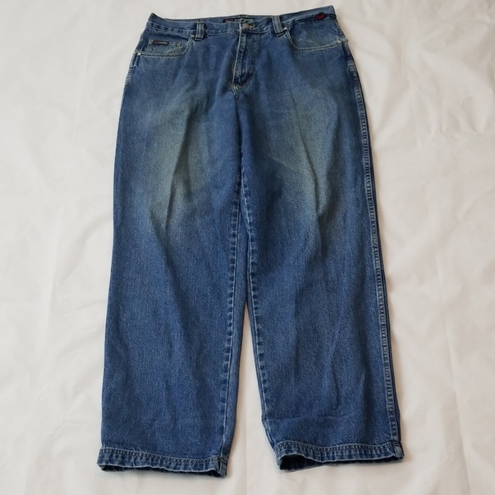 Vintage FUBU Collection Baggy Jeans Size 38x34